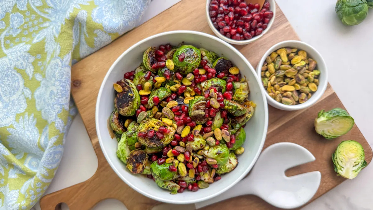 Addictive Pomegranate Butter Brussels Sprouts: The Acid Secret